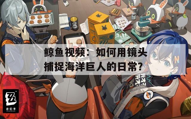 鲸鱼视频：如何用镜头捕捉海洋巨人的日常？