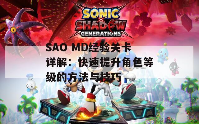 SAO MD经验关卡详解：快速提升角色等级的方法与技巧