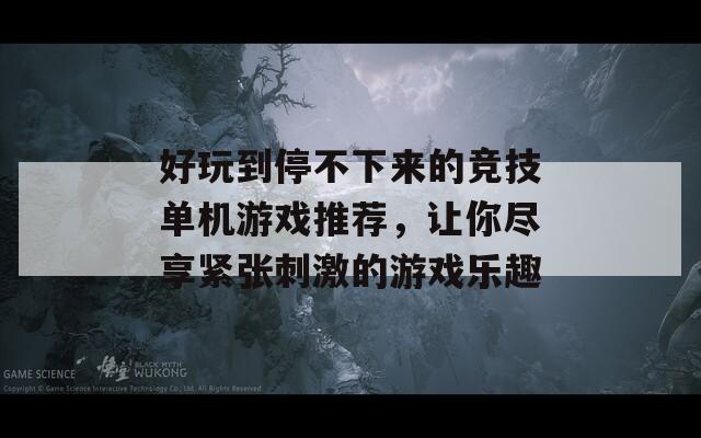 好玩到停不下来的竞技单机游戏推荐，让你尽享紧张刺激的游戏乐趣