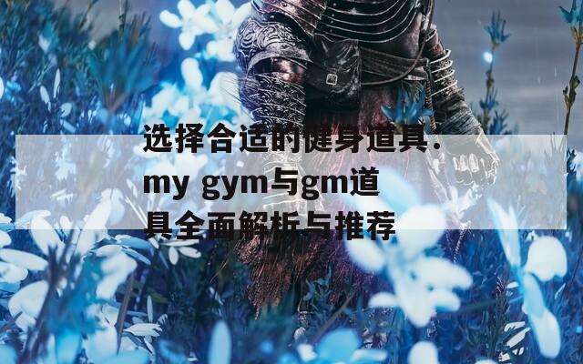 选择合适的健身道具：my gym与gm道具全面解析与推荐