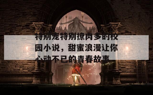 特别宠特别撩肉多的校园小说，甜蜜浪漫让你心动不已的青春故事
