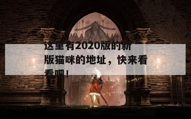 这里有2020版的新版猫咪的地址，快来看看吧！