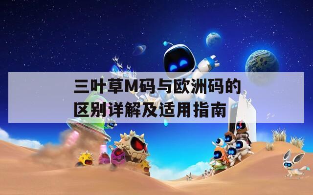 三叶草M码与欧洲码的区别详解及适用指南