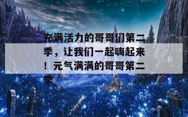 充满活力的哥哥们第二季，让我们一起嗨起来！元气满满的哥哥第二季