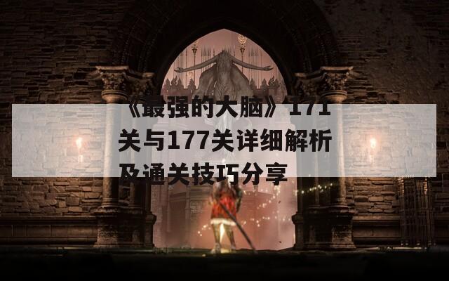 《最强的大脑》171关与177关详细解析及通关技巧分享