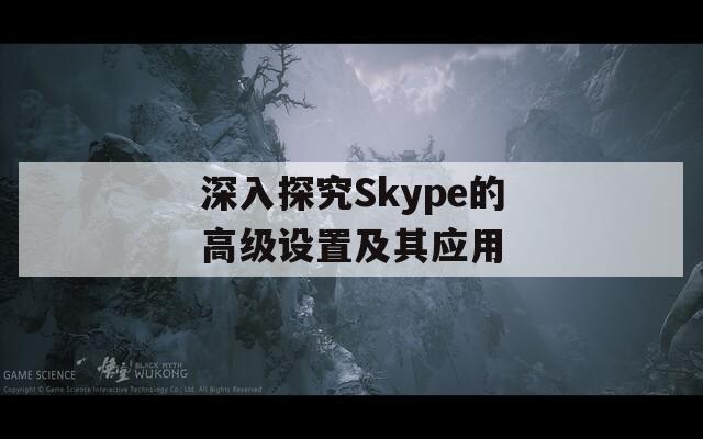 深入探究Skype的高级设置及其应用