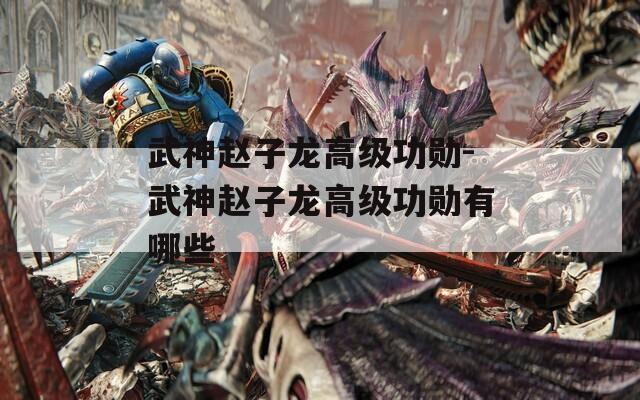 武神赵子龙高级功勋-武神赵子龙高级功勋有哪些